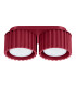 Aura Surface Mounted Downlight Burgundy 2x GX53-1
