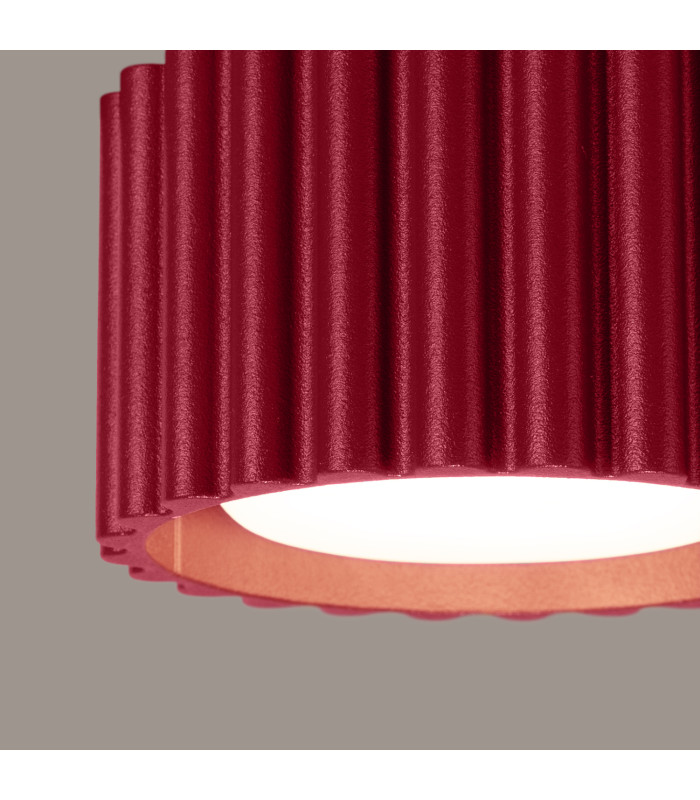 Aura Surface Mounted Downlight Burgundy 1x GX53-4
