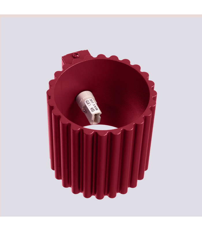 Aura Up & Down Wall Lamp Burgundy 1x G9-7