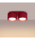 Aura Surface Mounted Downlight Burgundy 2x GX53-3