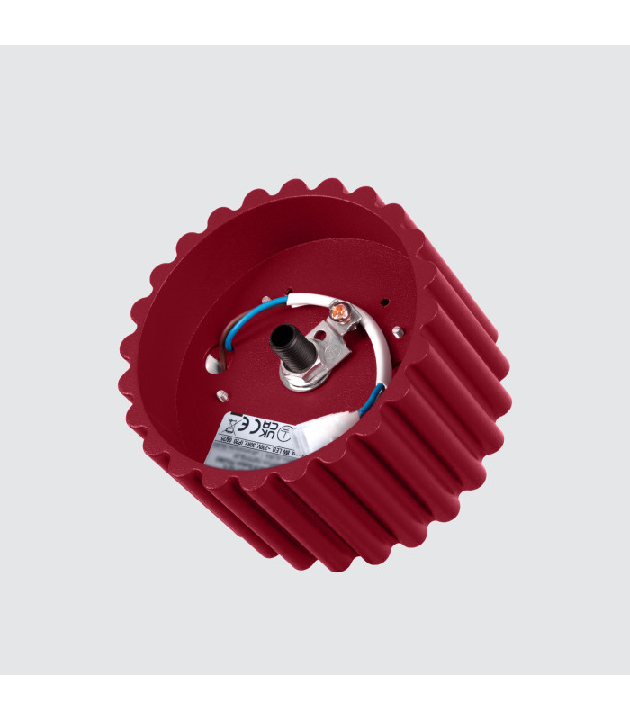 Aura Surface Mounted Downlight Burgundy 1x GX53-6