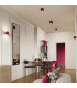 Aura Up & Down Wall Lamp Burgundy 1x G9-12