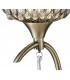 Wall Lamp 1 Light Antique Brass, Clear Glass - 8