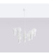 Halo Multi Arm Pendant Ceiling Light White 6x G9-2