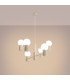 Halo Multi Arm Pendant Ceiling Light Beige 6x G9-3