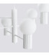 Halo Multi Arm Pendant Ceiling Light White 6x G9-5