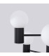 Halo Multi Arm Pendant Ceiling Light Black 6x G9-5