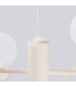 Halo Multi Arm Pendant Ceiling Light Beige 6x G9-6