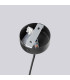 Halo Multi Arm Pendant Ceiling Light Black 6x G9-9