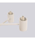 Halo Multi Arm Pendant Ceiling Light Beige 6x G9-8