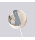 Halo Multi Arm Pendant Ceiling Light Beige 6x G9-9