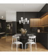 Halo Multi Arm Pendant Ceiling Light White 6x G9-12