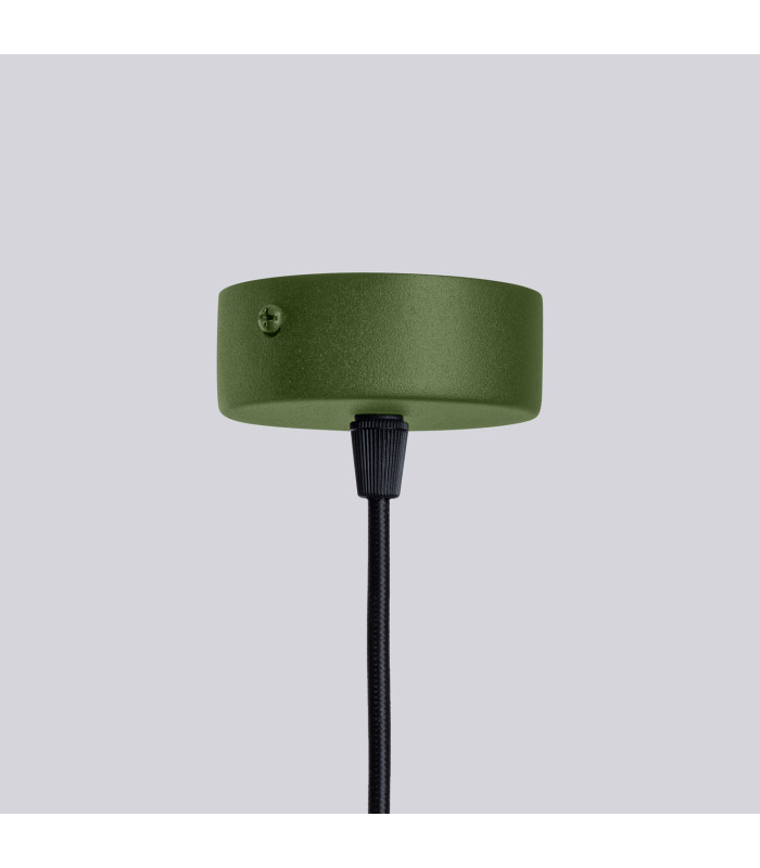 Halo Multi Arm Pendant Ceiling Light Olive Green 6x G9-7