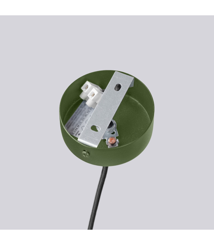 Halo Multi Arm Pendant Ceiling Light Olive Green 6x G9-9