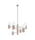 Halo Multi Arm Pendant Ceiling Light Taupe 6x G9-1