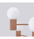 Halo Multi Arm Pendant Ceiling Light Mocha 6x G9-5