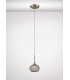 Small Ceiling Pendant 1 Light Antique Brass, Clear Glass - 2