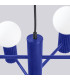 Halo Multi Arm Pendant Ceiling Light Ultramarine 6x G9-6