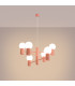Halo Multi Arm Pendant Ceiling Light Peachy 6x G9-3