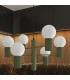 Halo Multi Arm Pendant Ceiling Light Olive Green 6x G9-14