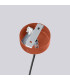 Halo Multi Arm Pendant Ceiling Light Red Ochre 6x G9-9