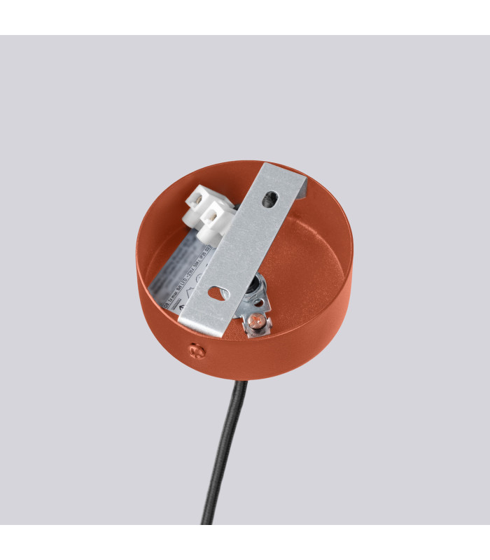Halo Multi Arm Pendant Ceiling Light Red Ochre 6x G9-9