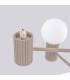 Halo Multi Arm Pendant Ceiling Light Taupe 6x G9-8