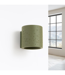 Orbis Up & Down Wall Lamp Olive Green 1x G9-2