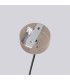 Halo Multi Arm Pendant Ceiling Light Taupe 6x G9-9
