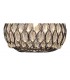 Small Ceiling Pendant 1 Light Antique Brass, Clear Glass - 7