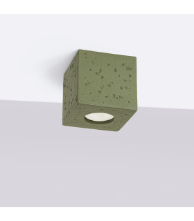 Quad Surface Mounted Downlight Olive Green 1x GU10-2