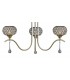 Ceiling Pendant 3 Light Antique Brass, Clear Glass - 7