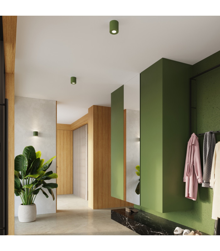 Orbis Surface Mounted Downlight Olive Green 1x GU10-10