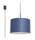 Nevia Cylindrical Pendant Ceiling Light Navy Blue Black 1x E27-1