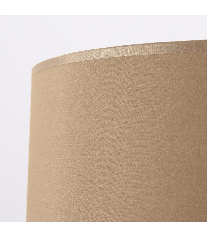 Nevia Cylindrical Pendant Ceiling Light Taupe Black 1x E27-7