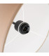Nevia Cylindrical Pendant Ceiling Light Taupe Black 1x E27-8
