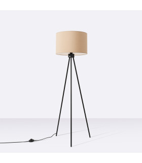 Nevia Tripod Floor Lamp Taupe Black 1x E27-2