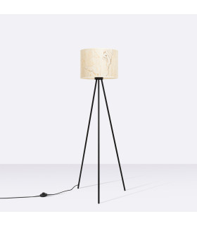 Nevia Tripod Floor Lamp Beige Marble Black 1x E27-2