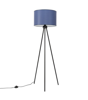 Nevia Tripod Floor Lamp Navy Blue Black 1x E27-1