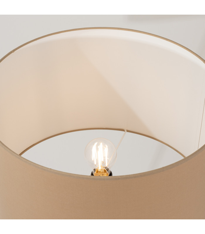 Nevia Tripod Floor Lamp Taupe Black 1x E27-5