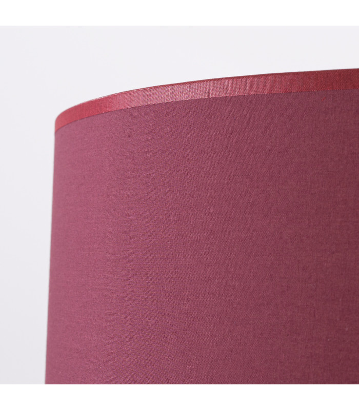 Nevia Cylindrical Pendant Ceiling Light Burgundy Black 1x E27-7
