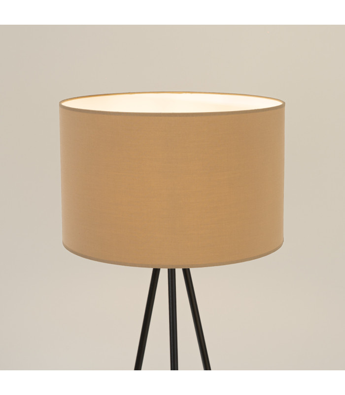 Nevia Tripod Floor Lamp Taupe Black 1x E27-6