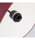 Nevia Cylindrical Pendant Ceiling Light Burgundy Black 1x E27-8