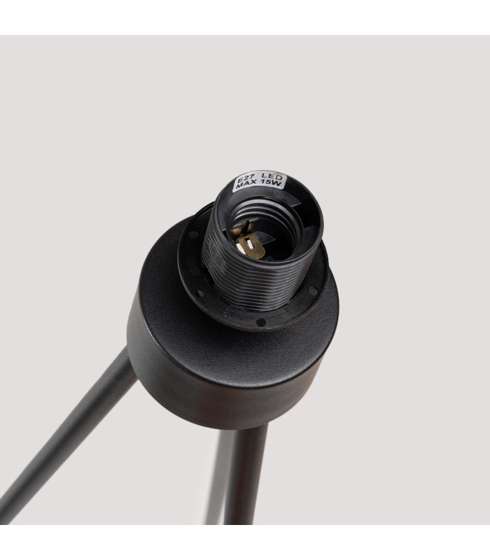 Nevia Tripod Floor Lamp Taupe Black 1x E27-9