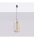Mula 27cm Pendant Ceiling Light Beige Black 1x E27-2
