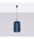 Mula 27cm Pendant Ceiling Light Navy Blue Black 1x E27-2