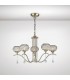 Ceiling Pendant 5 Light Antique Brass, Clear Glass - 2