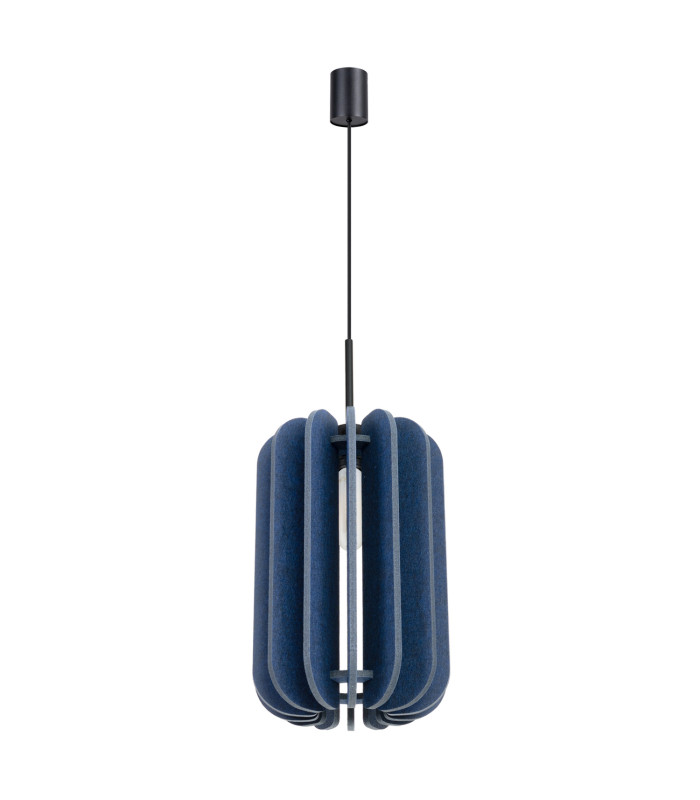 Mula 27cm Pendant Ceiling Light Navy Blue Black 1x E27-3