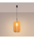 Mula 27cm Pendant Ceiling Light Yellow Black 1x E27-4