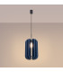 Mula 27cm Pendant Ceiling Light Navy Blue Black 1x E27-4